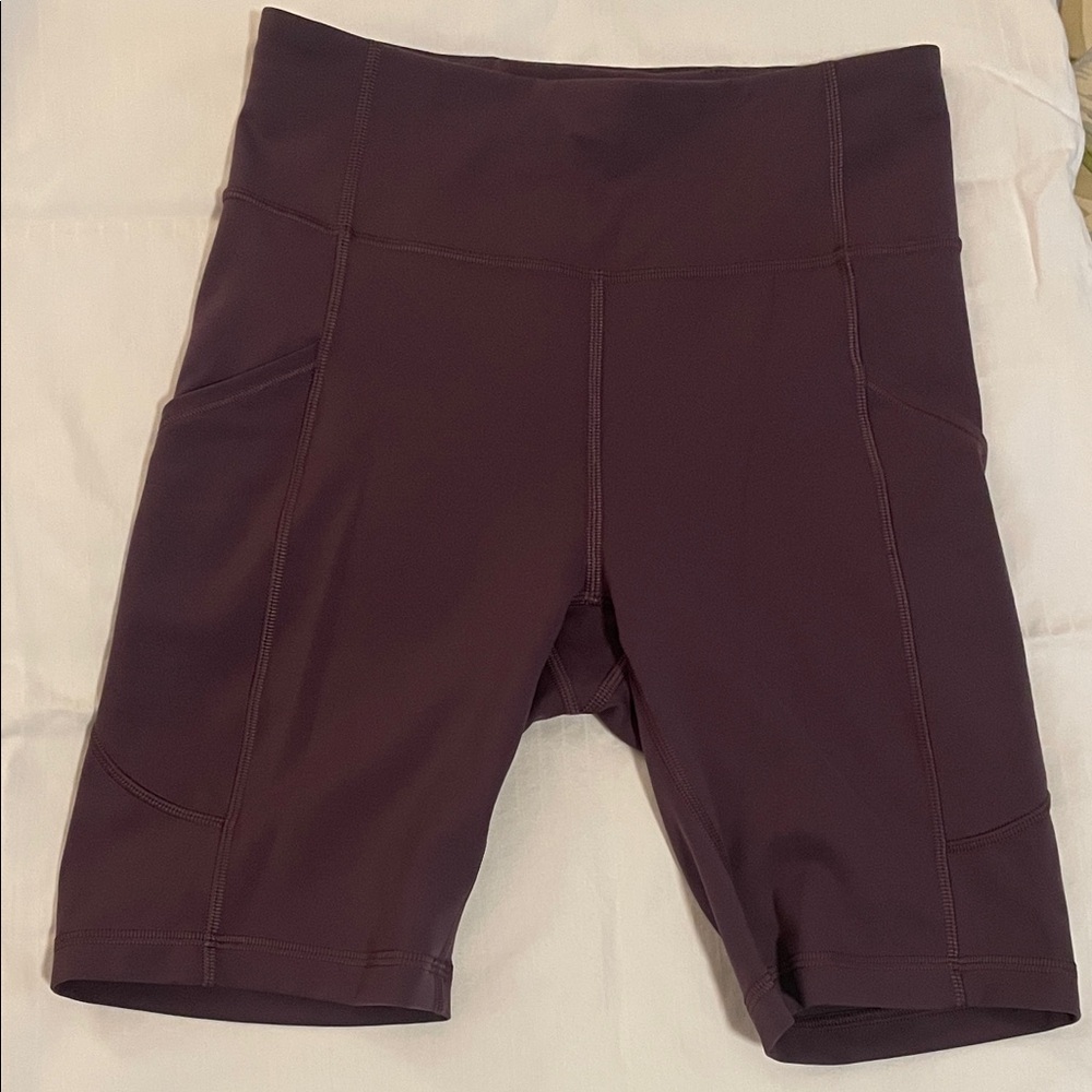 lululemon athletica Dark Purple Bike Shorts